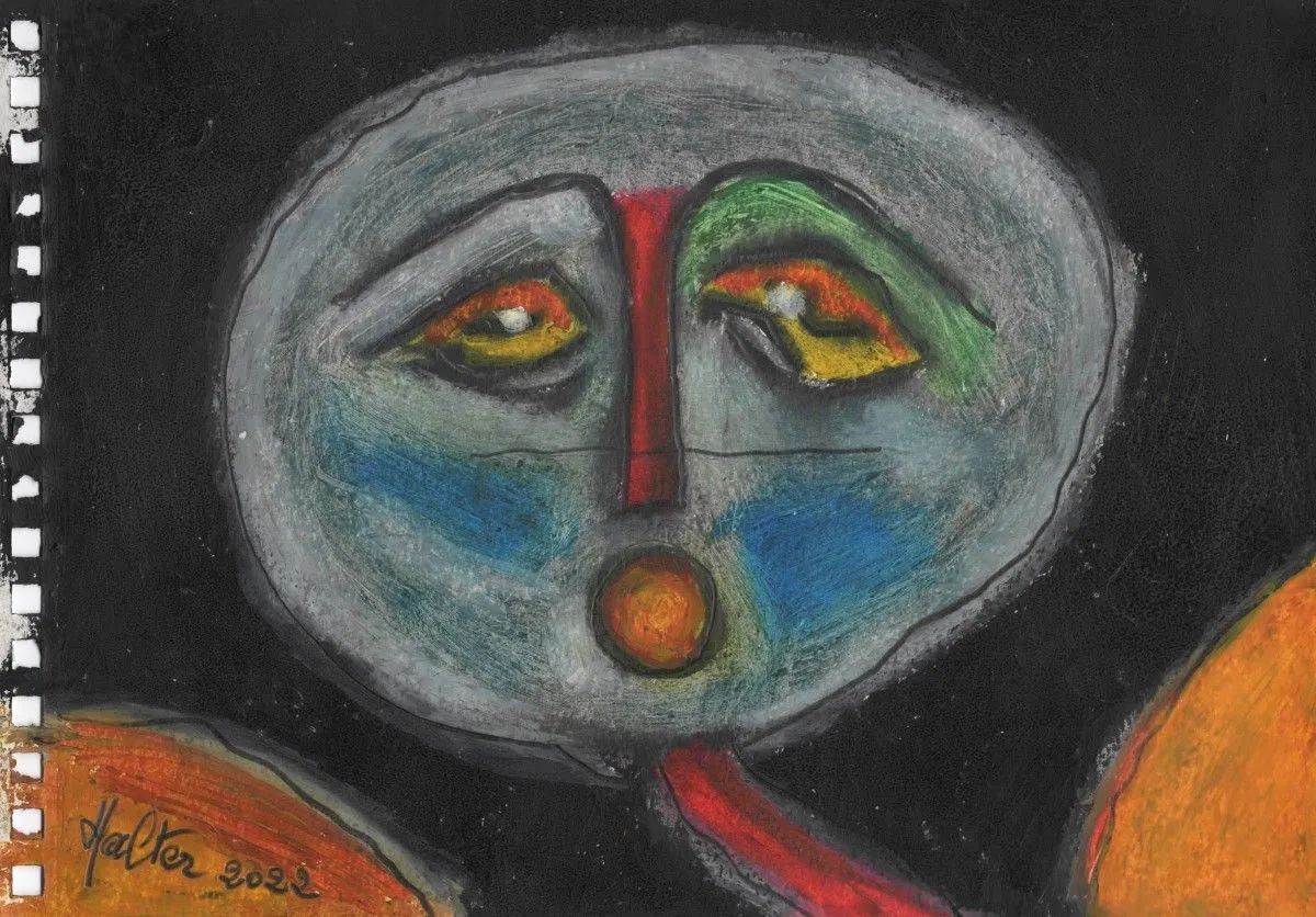 Photophore gris, artwork by Alain HALTER