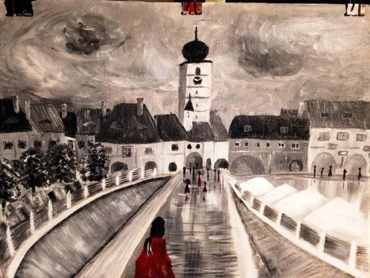 The mysteries of Sibiu, artwork by Dana Ana