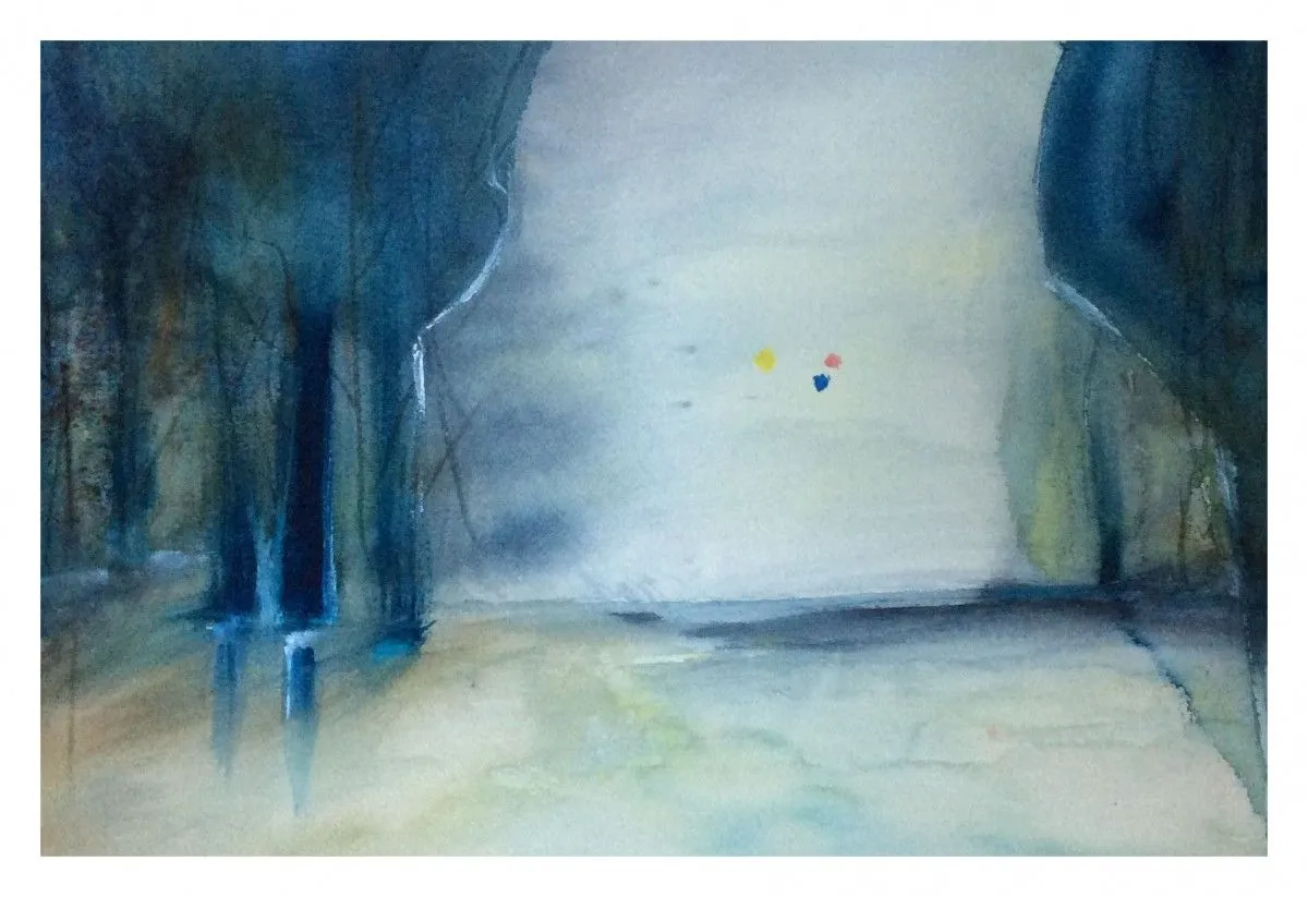 Au bois ce matin, œuvre de Carole Mercier
