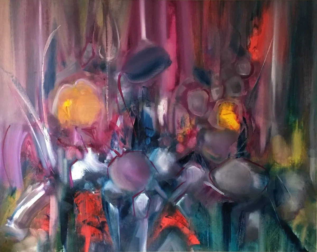 Romantic Dinner in Paris, œuvre de Khrystyna Kozyuk