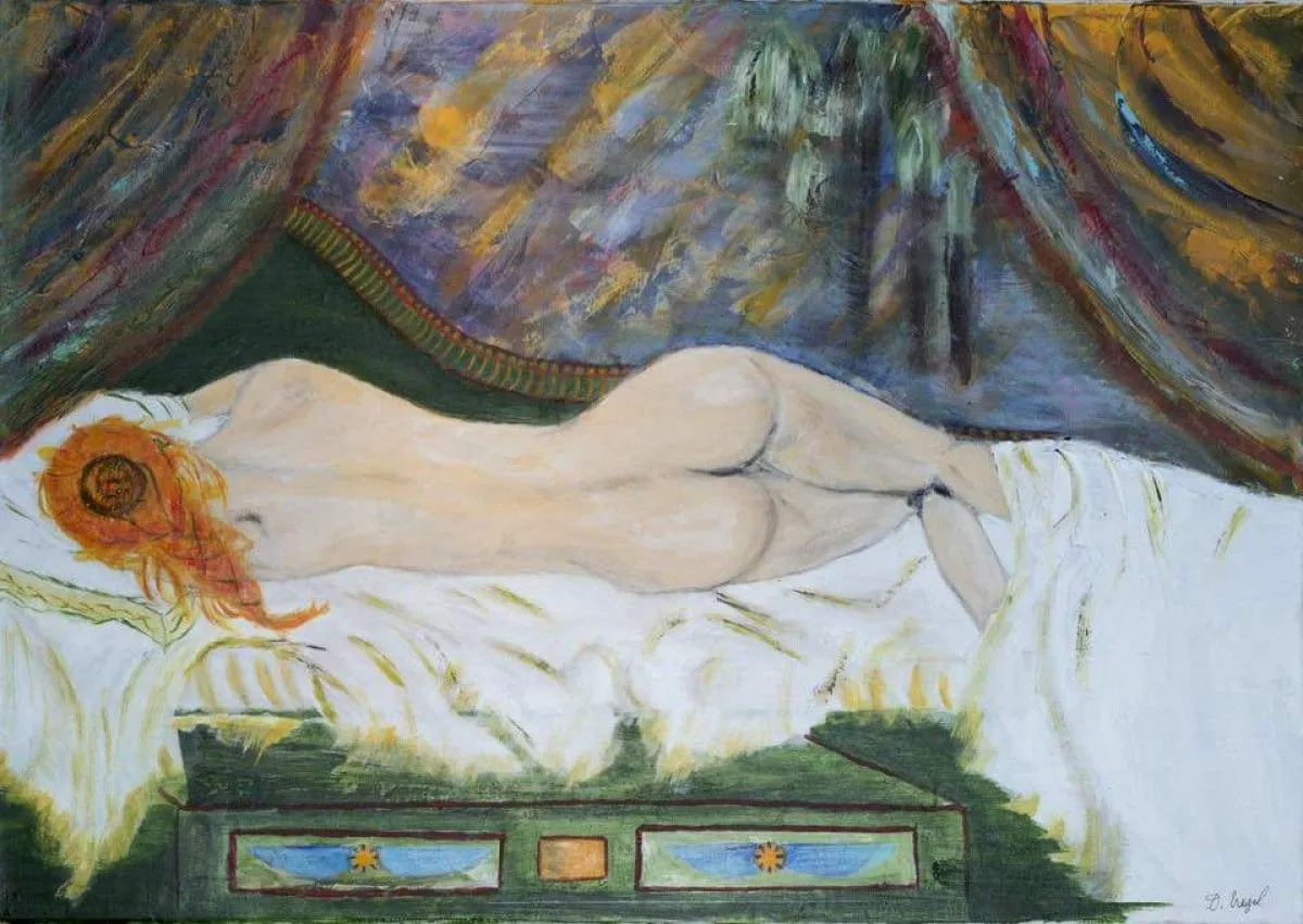 Alanguie, œuvre de Dominique Trezel