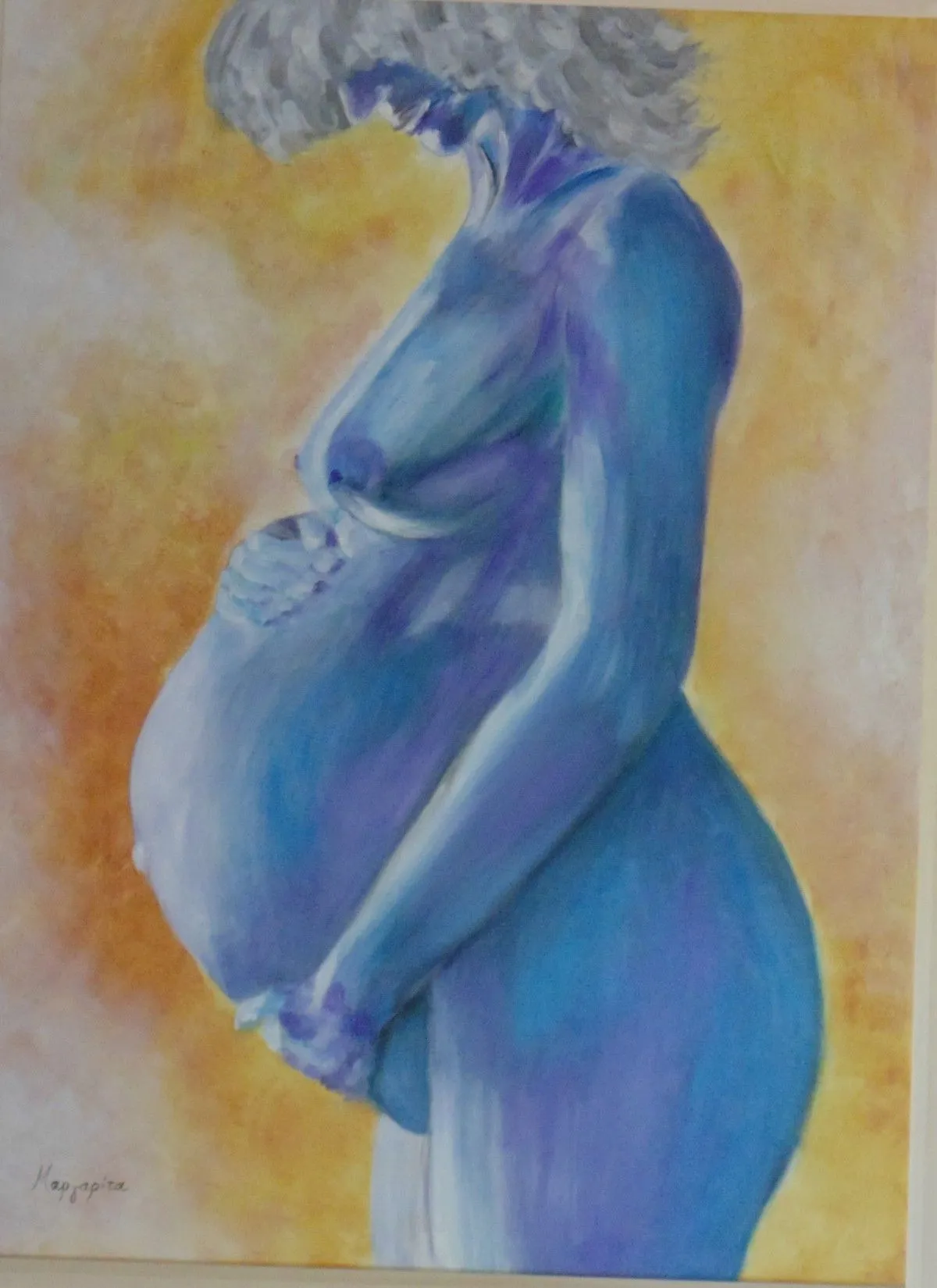 Femme enceinte, artwork by Margarita Taliadorou