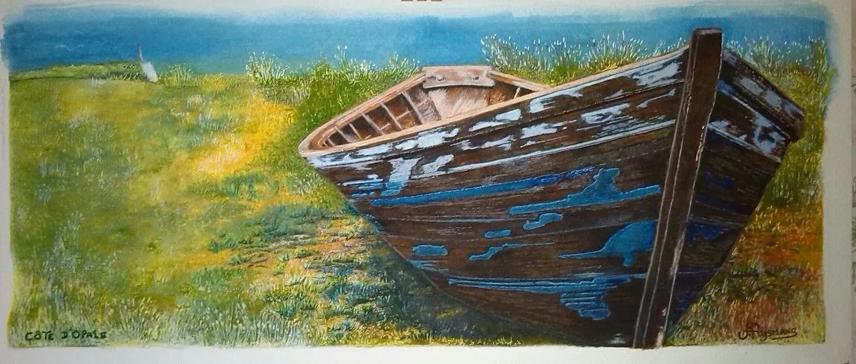 CÔTE D'OPALE (Cap Blanc-Nez), artwork by jean paul Huysmans