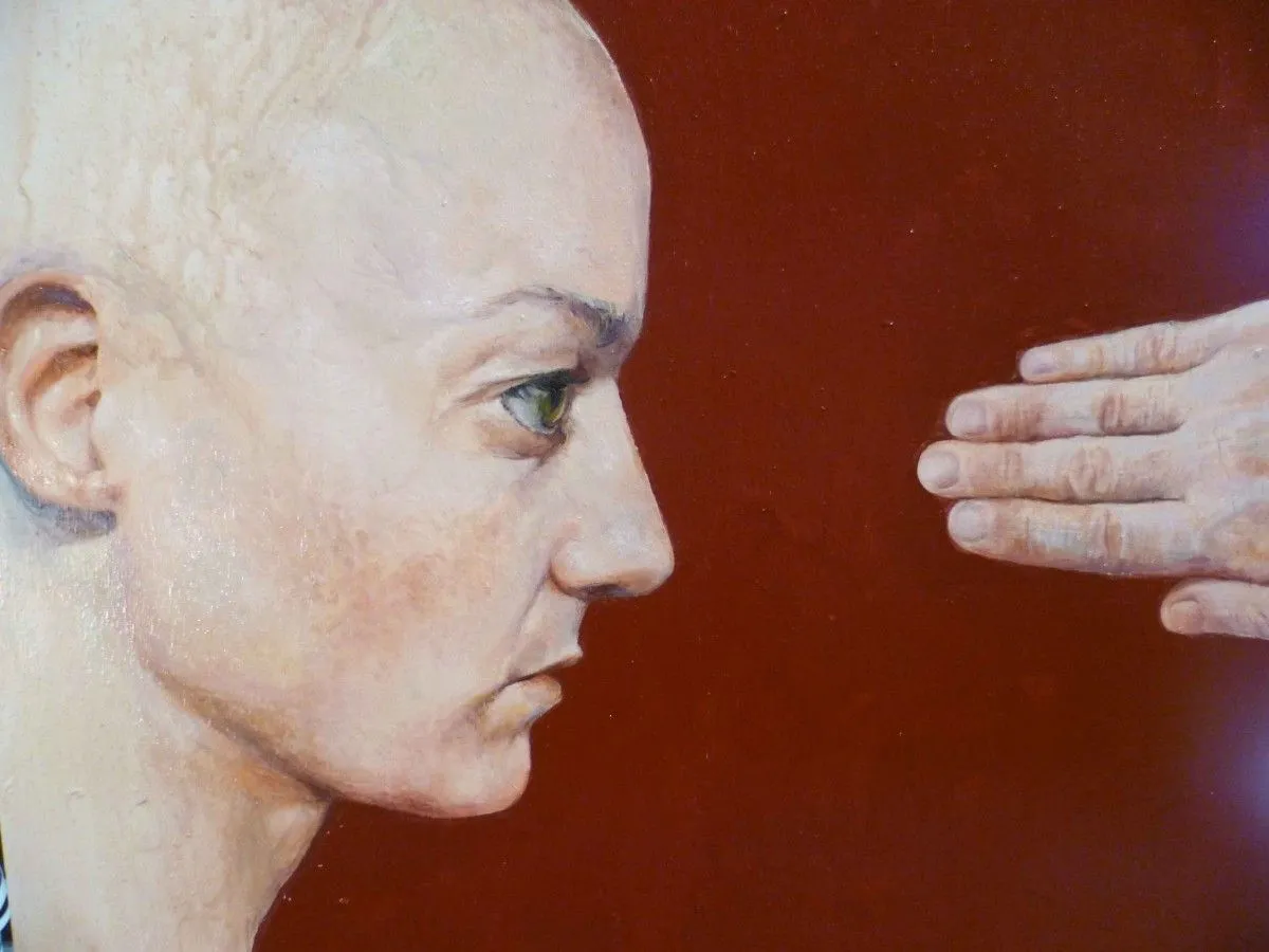 caress, artwork by Daniela Stamatiadi