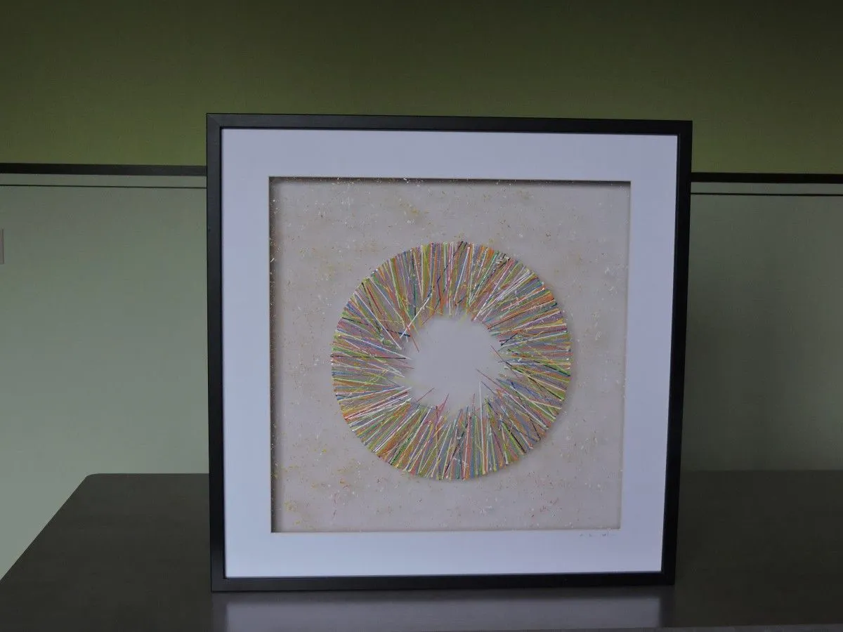 Mikado 3, œuvre de Rita Vandenherrewegen