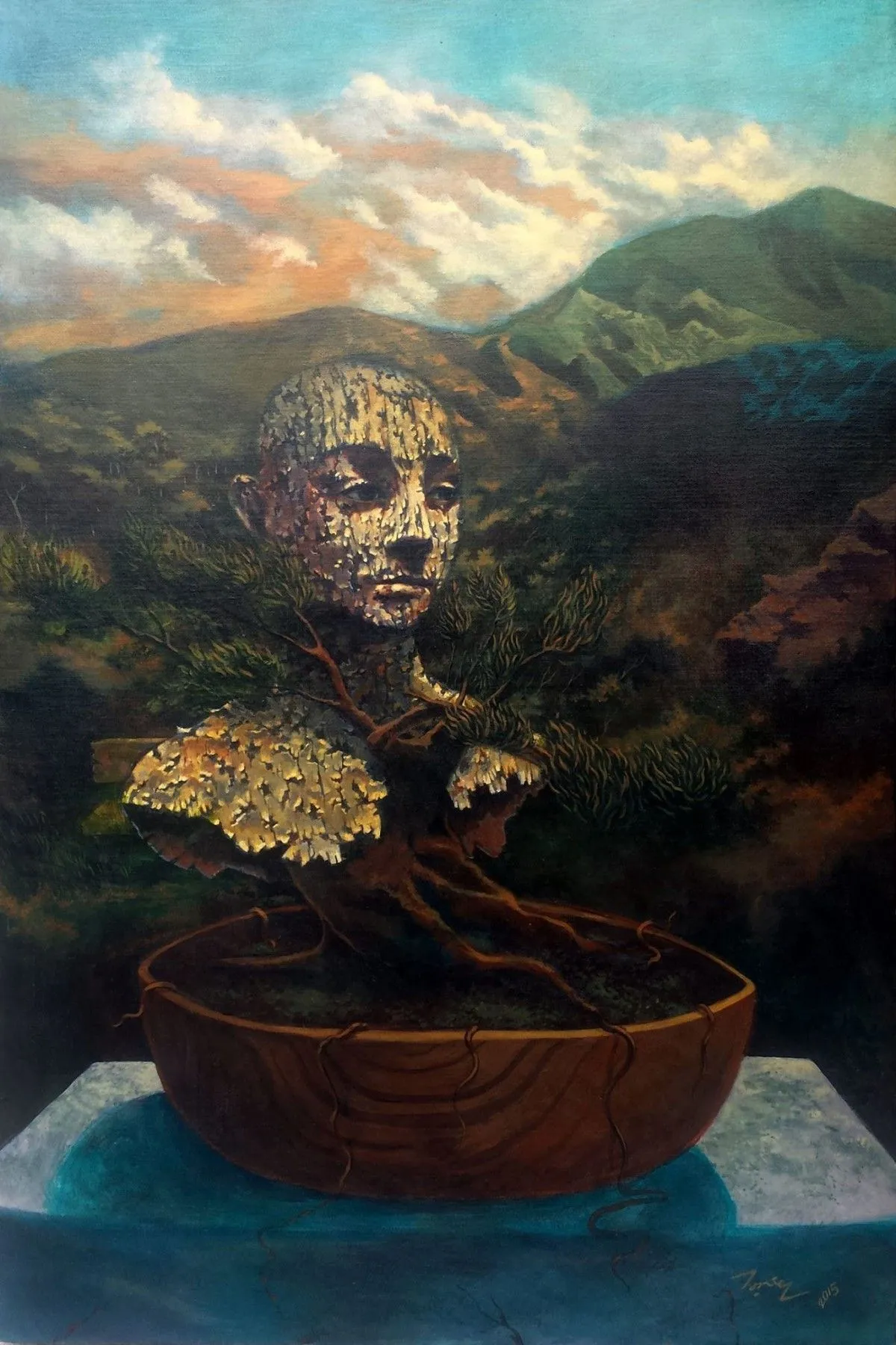 "Husk", artwork by Edrick Daniel