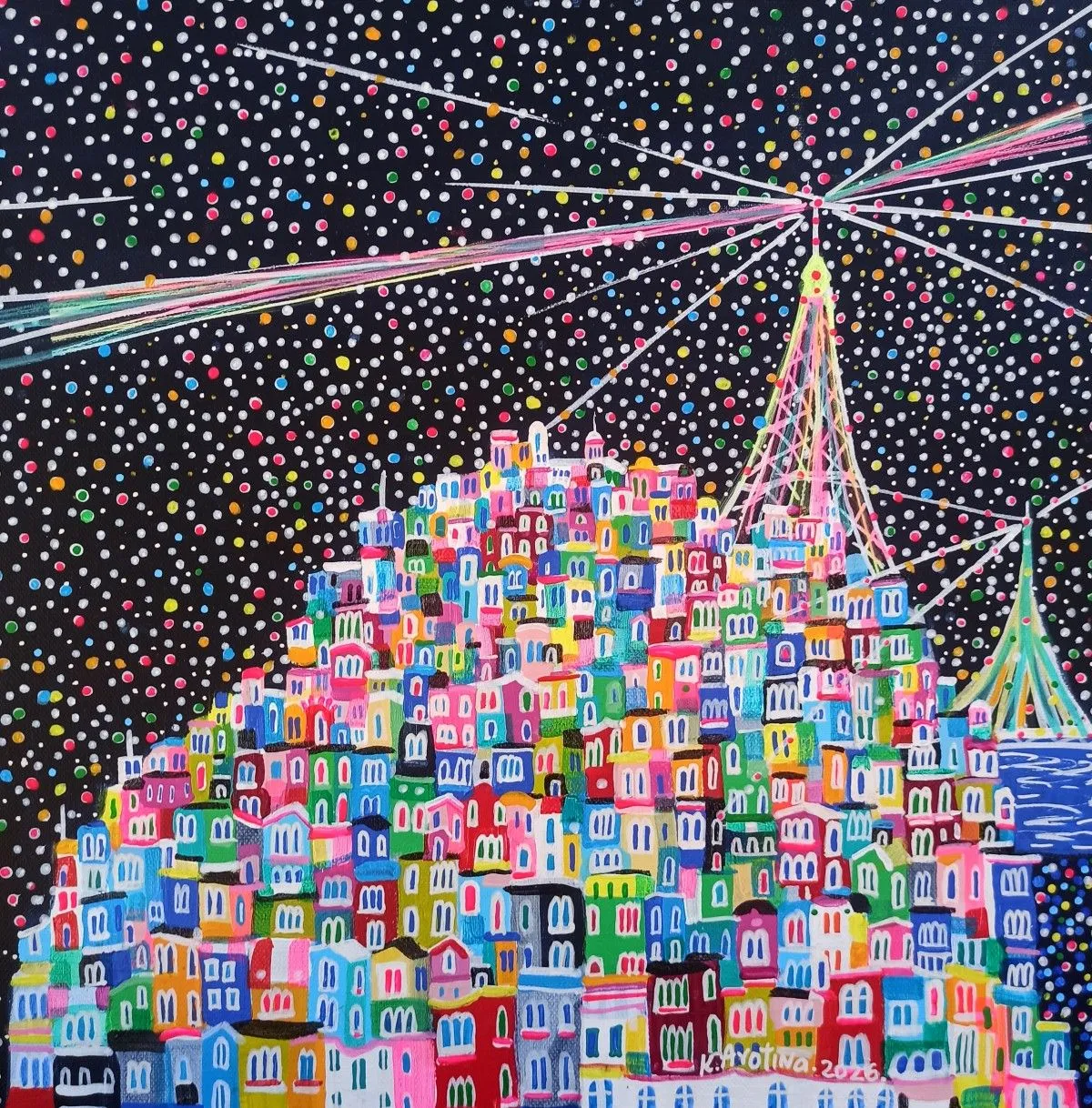 Paris In Thousand Colours, artwork by Katrina Avotina