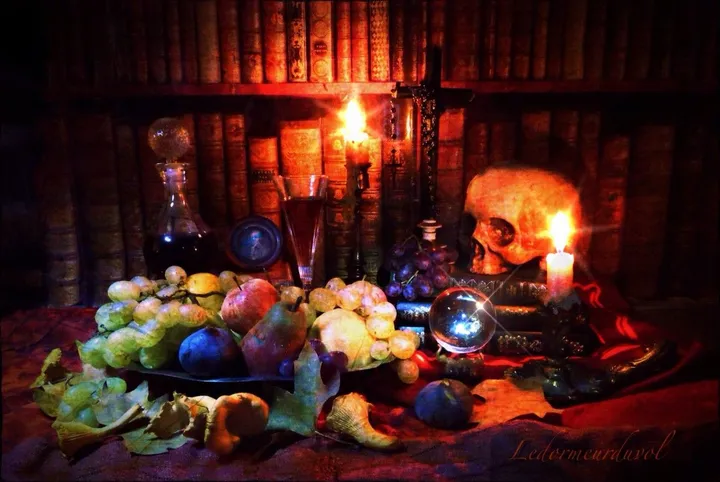 L'Heure Rousse, artwork by Le Dormeur Du Vol