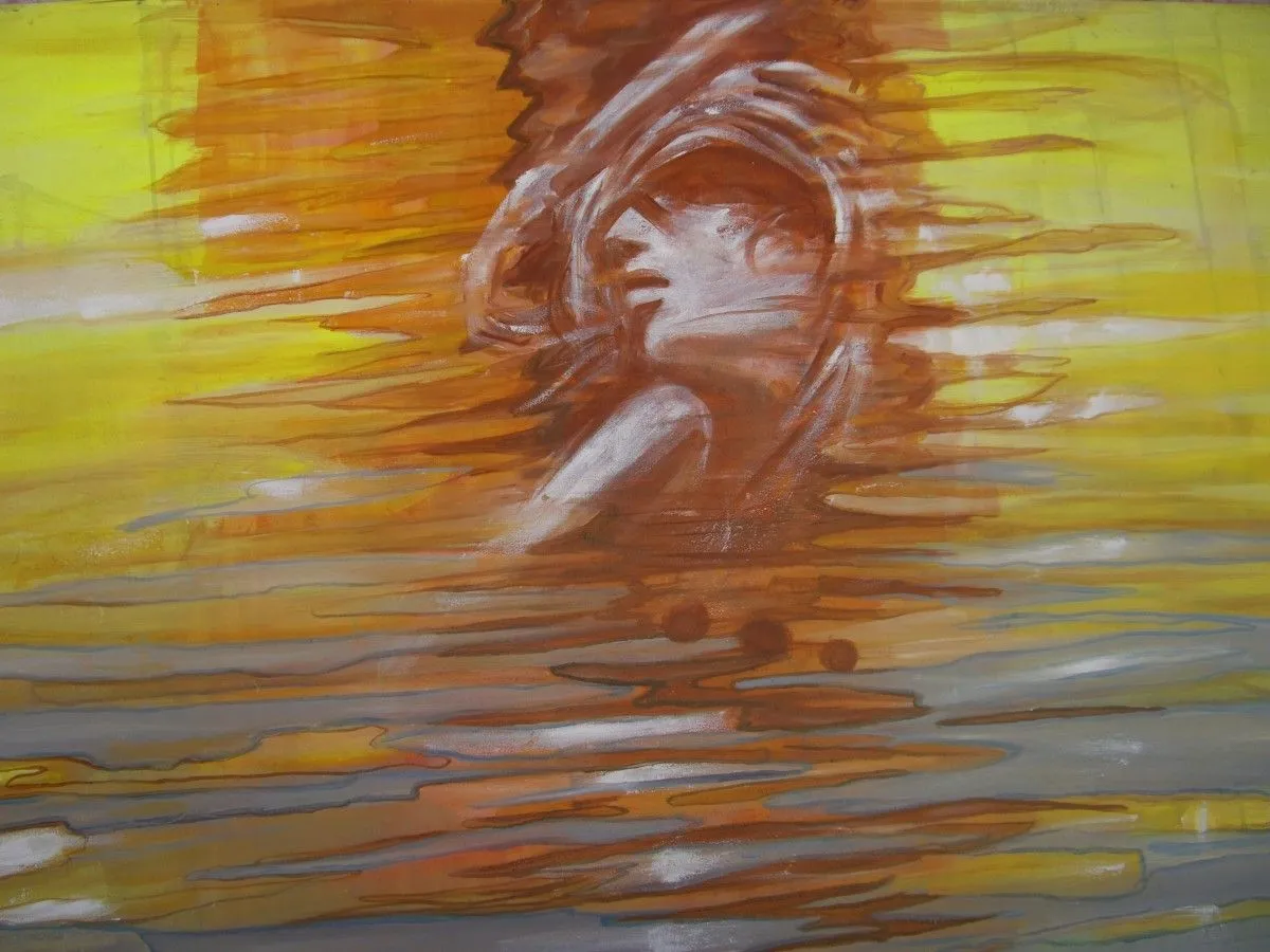La vague, artwork by Benjamaa Moncef