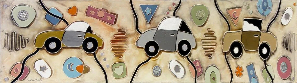Auto d'epoca II, artwork by Andrea Benetti