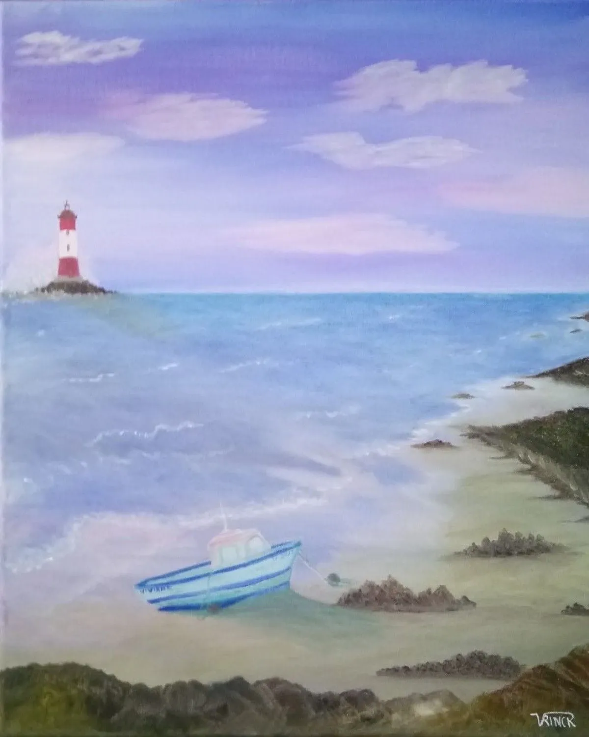 A marée basse, artwork by Viviane RINCK
