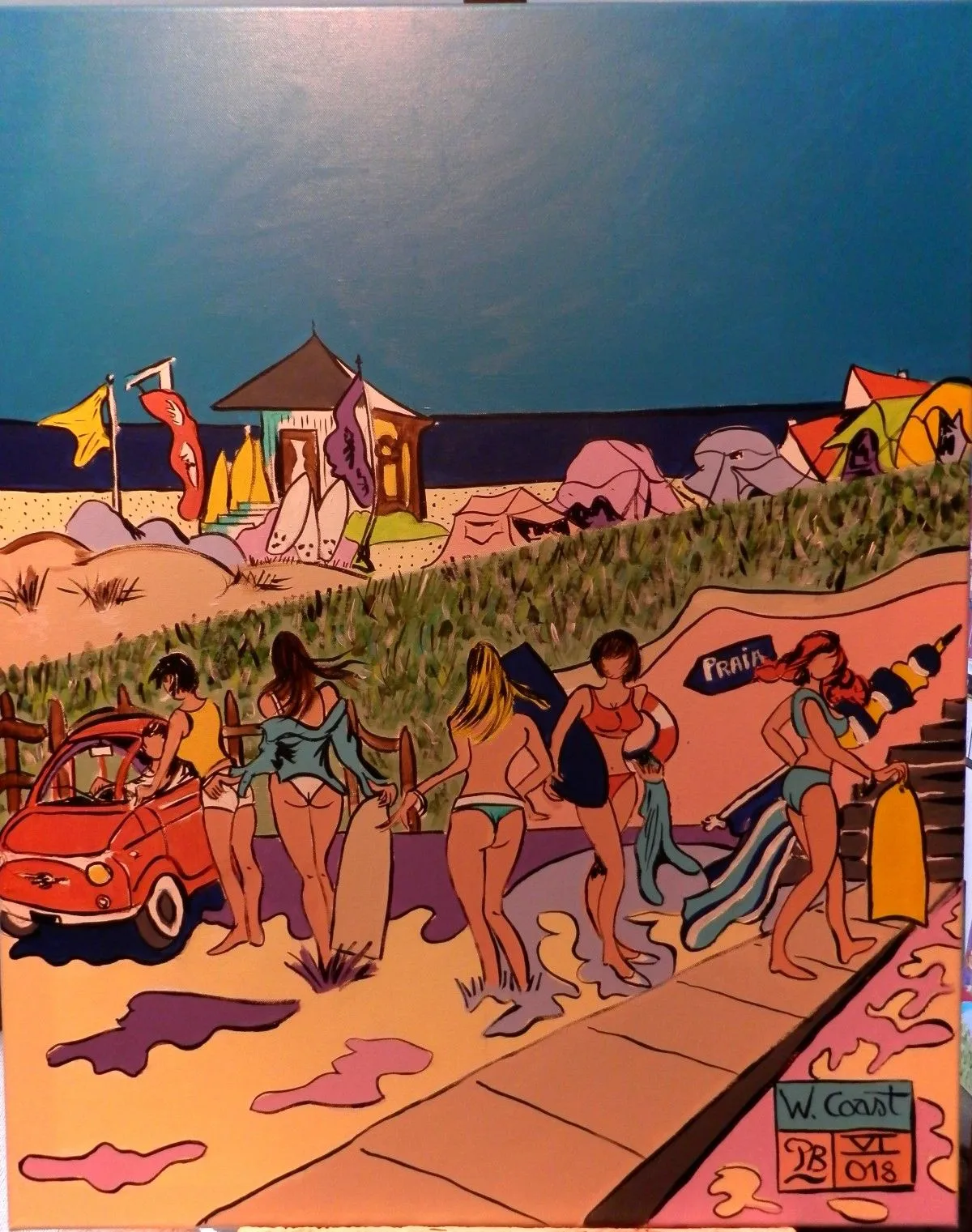 West coast, artwork by Patrick Bergès