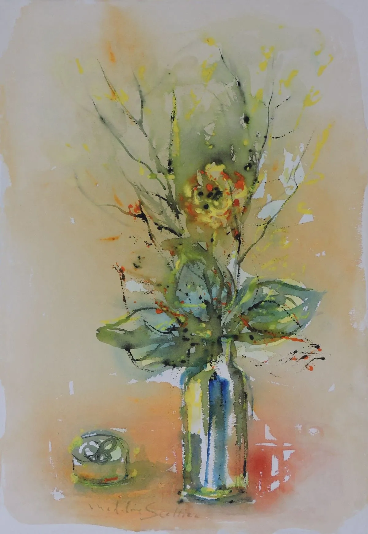 Le Bouquet d'Hiver, œuvre de Madeleine Scellier
