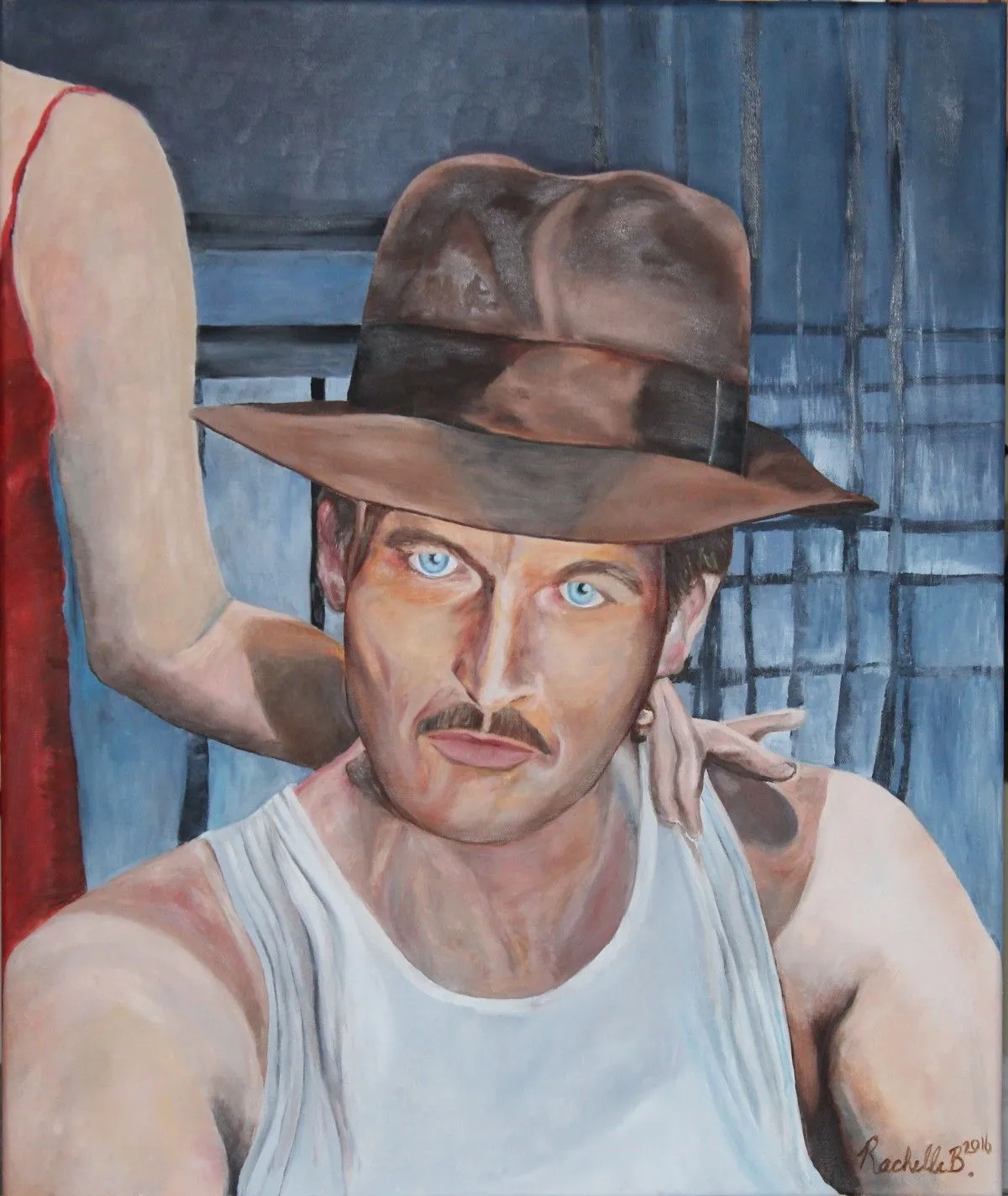 The Sting - Paul Newman, œuvre de Rachelle Beaudry