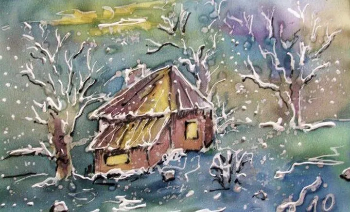 Winter, œuvre de Maia Maglakelidze