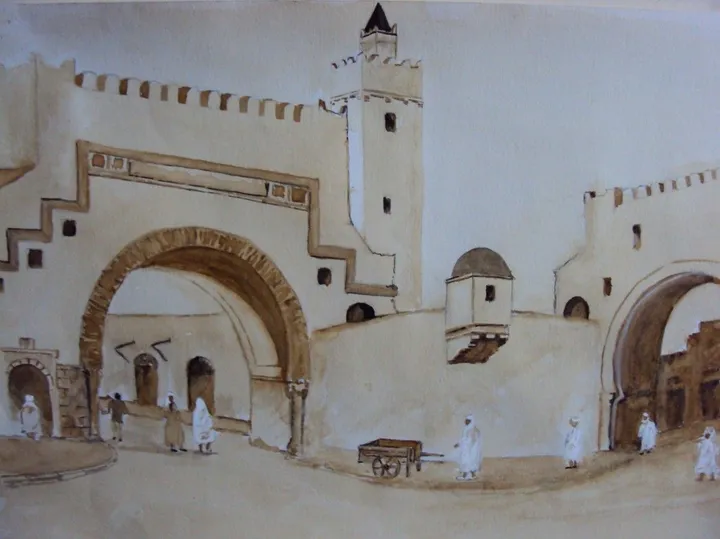 BAB EL KHADHRA, œuvre de ADEL KHALED