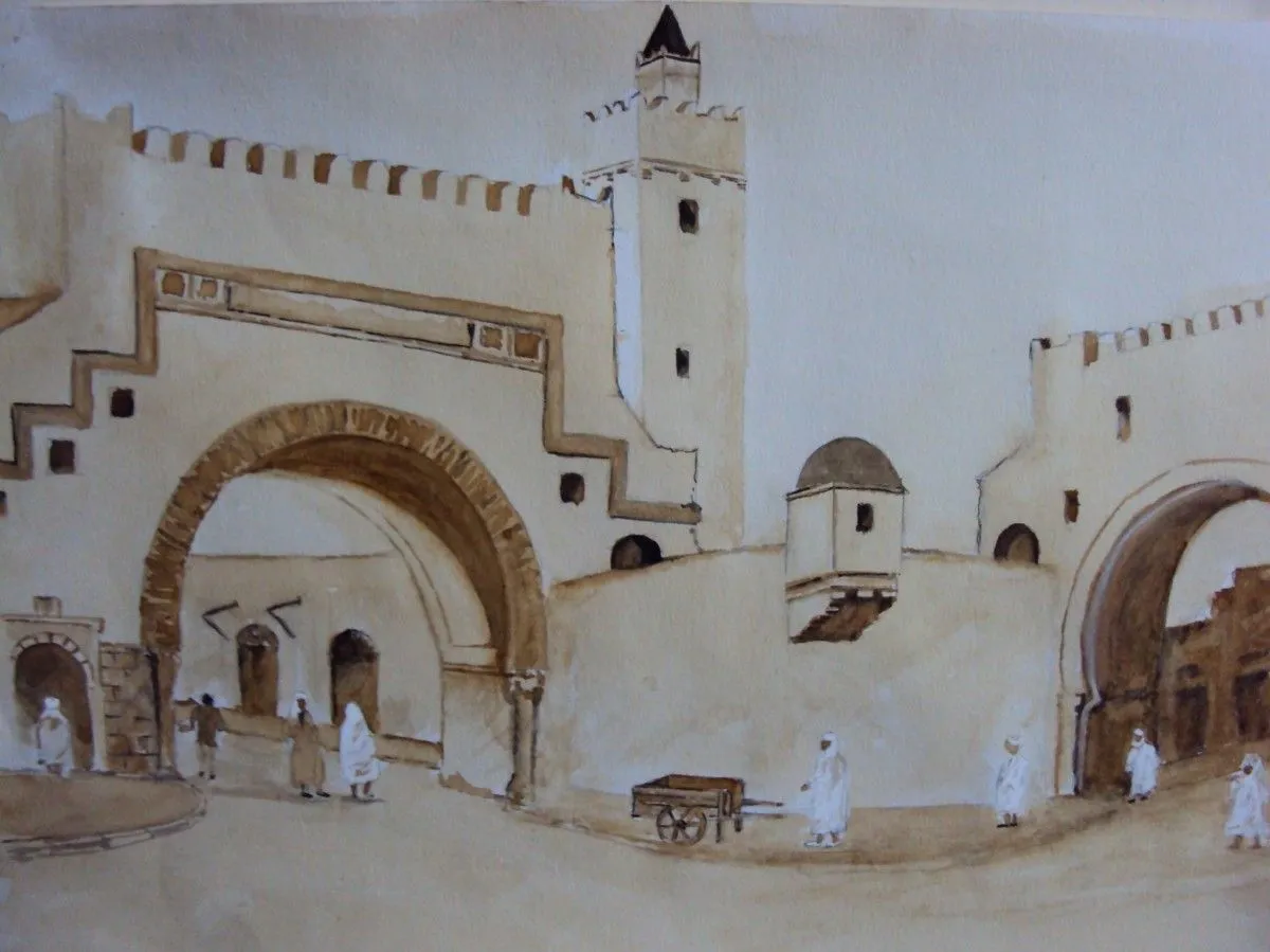 BAB EL KHADHRA, artwork by ADEL KHALED