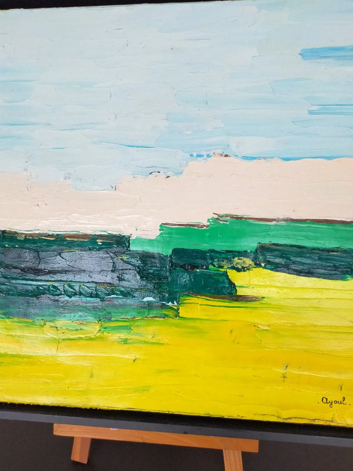 Paysage, œuvre de annick Ayoul