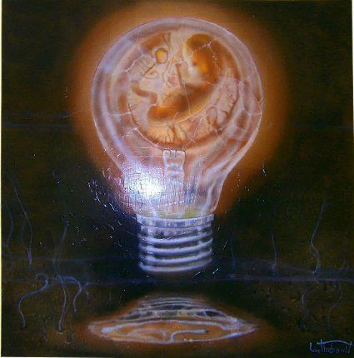 Gestation de la lumière, œuvre de luc THEBAULT