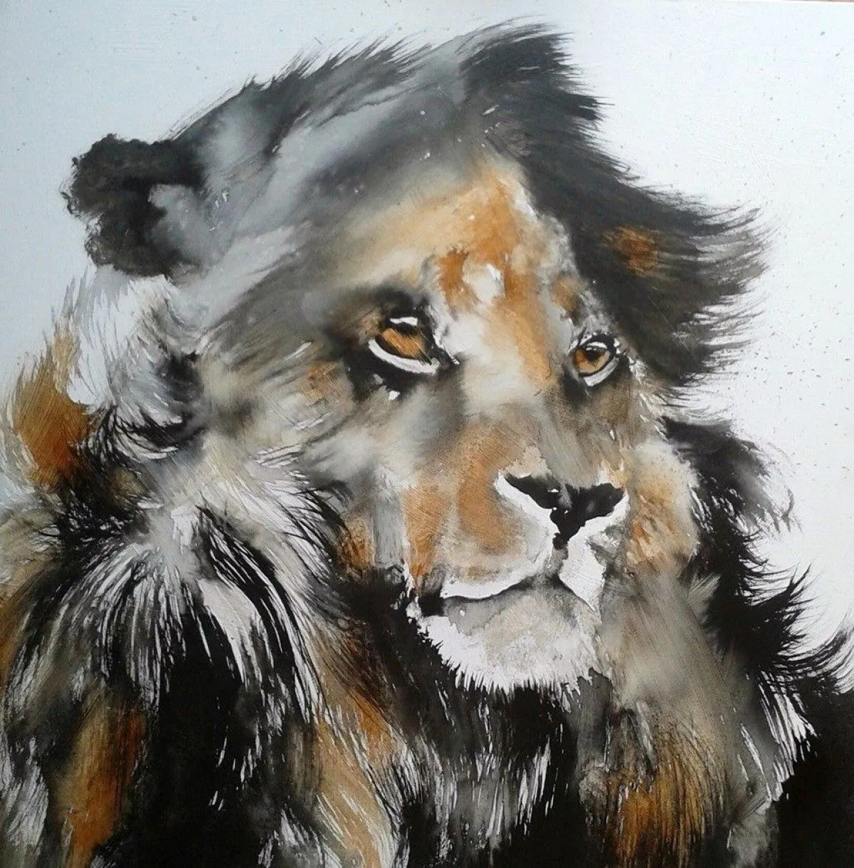 Lion, artwork by Audrey Amidieu