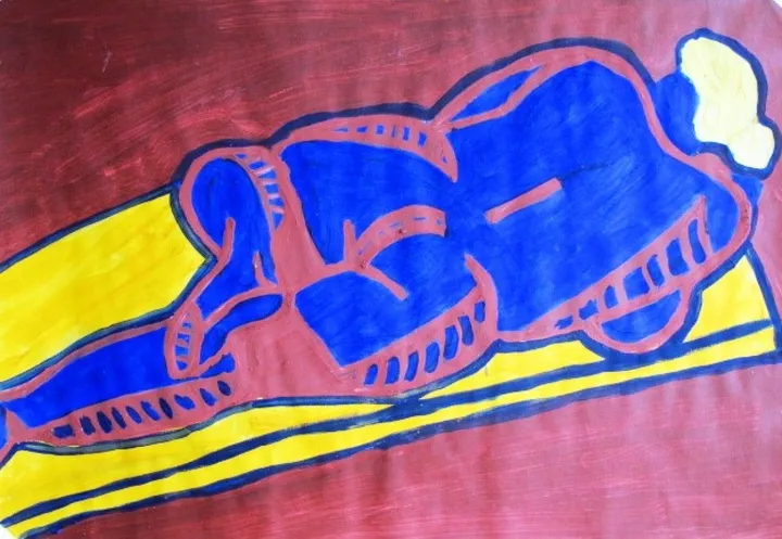 Lying Nude, œuvre de Kenneth Friend
