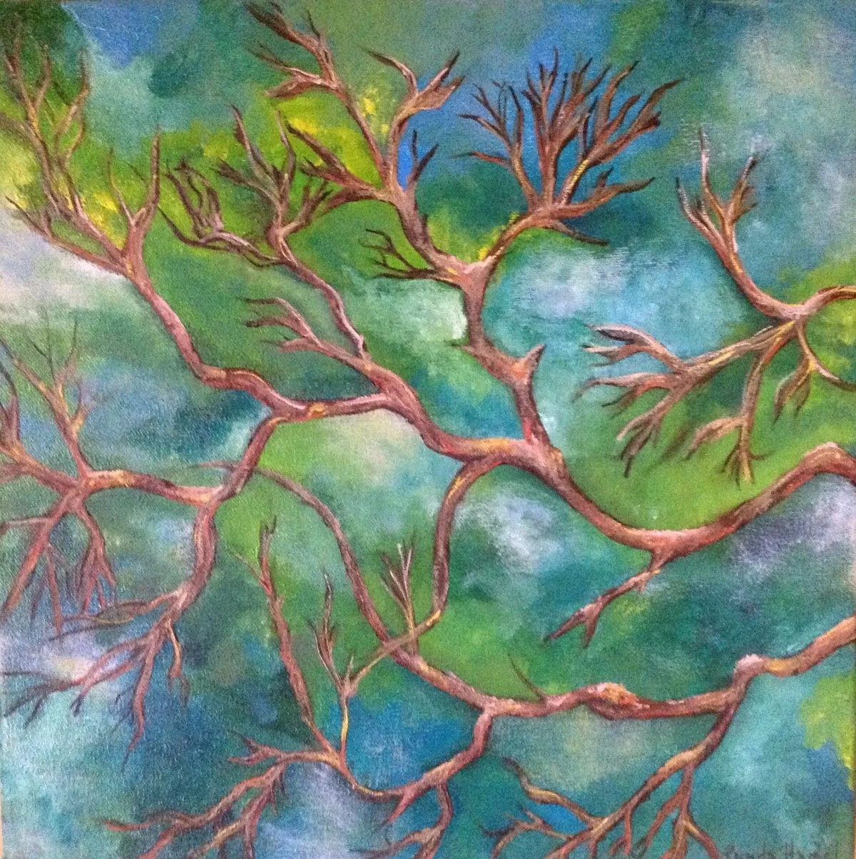 111- à l'aube de la vie, artwork by Lynda Hamel