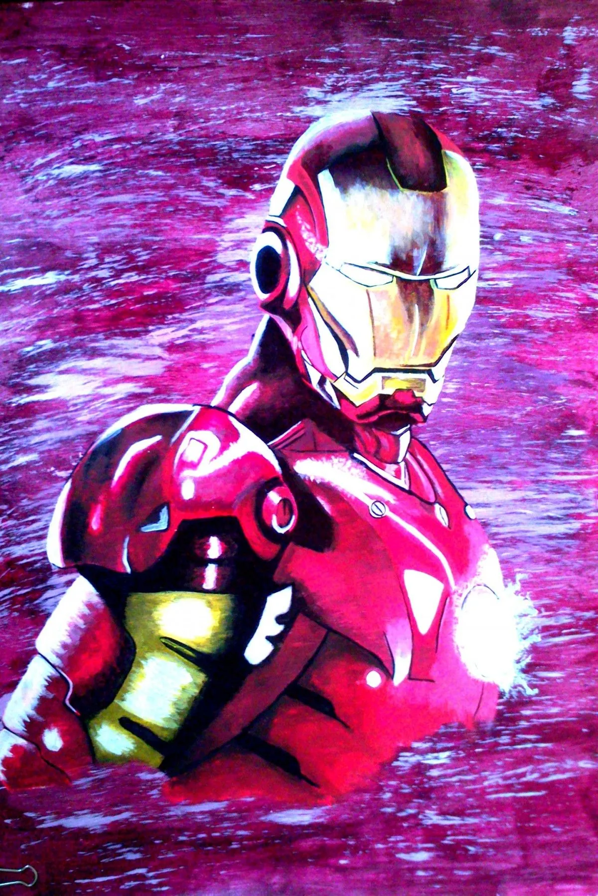 Iron Man, artwork by Queen Lilou
