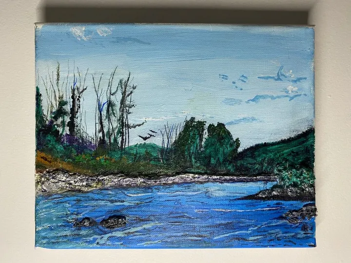 La Rivière de Cascaspédia, artwork by Denis Roucau