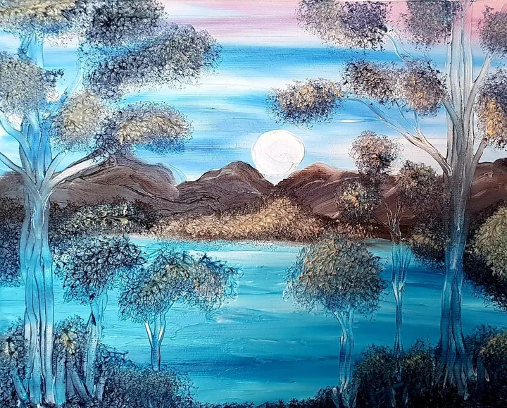 The lake, œuvre de Stanislava Dimitrova