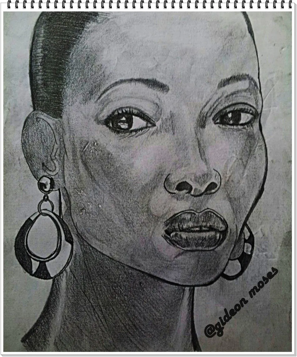 my girl, artwork by gideon moses