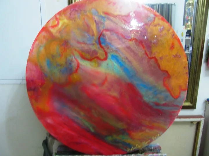 SUMMER RESIN ART, artwork by Isabelle Noor