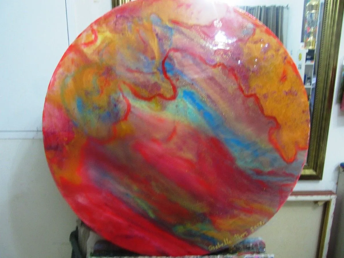 SUMMER RESIN ART, artwork by Isabelle Noor