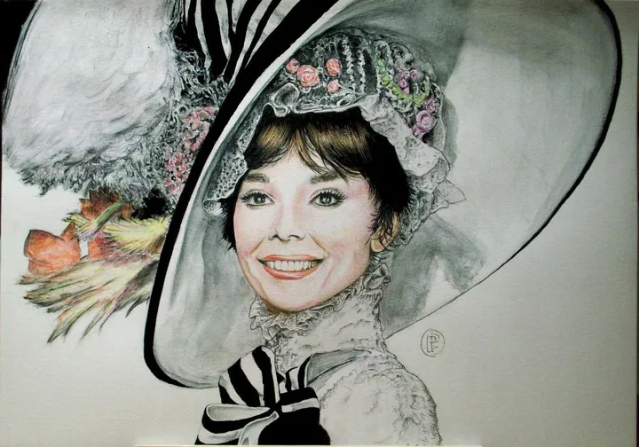 Audrey Hepburn, œuvre de Patrick Pletinckx