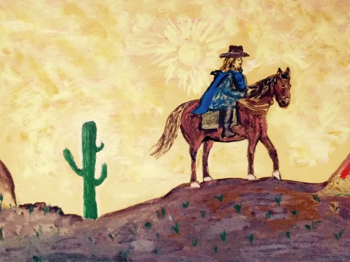 Le Cowboy Solitaire, œuvre de Céline Marcoux