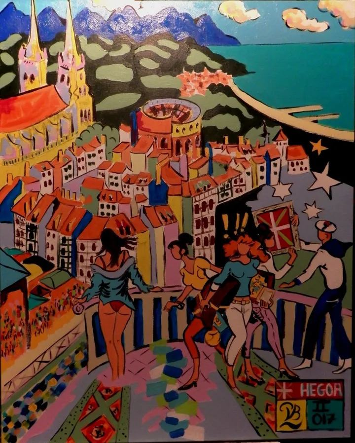 "Hegoa", artwork by Patrick Bergès