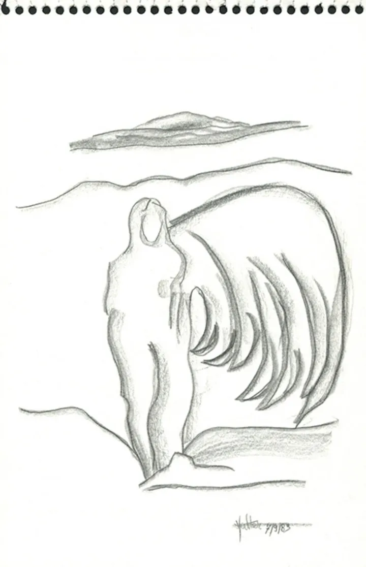 Femme aile, œuvre de Alain HALTER