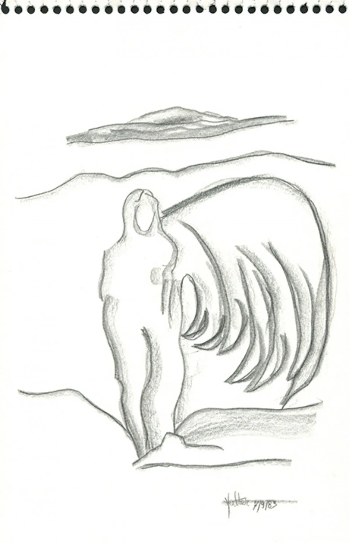 Femme aile, œuvre de Alain HALTER