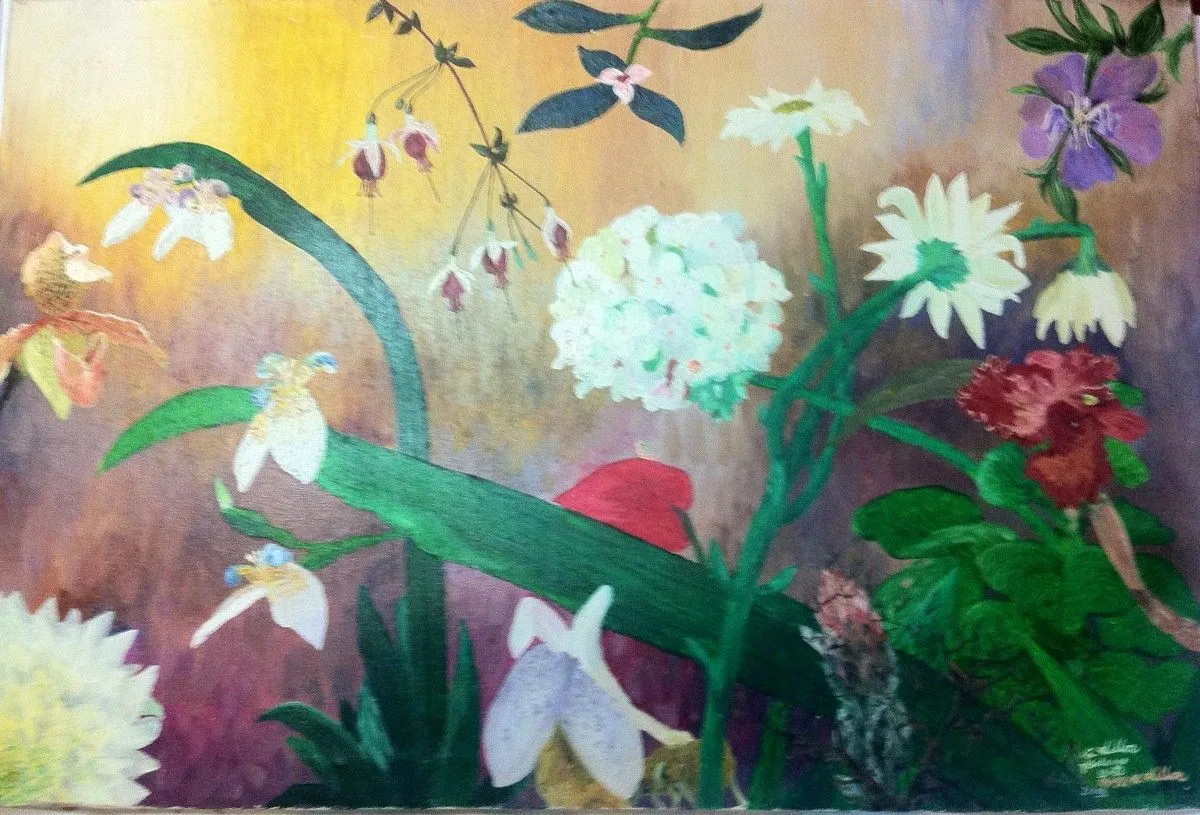 Each flower a person., œuvre de Keller Rubens