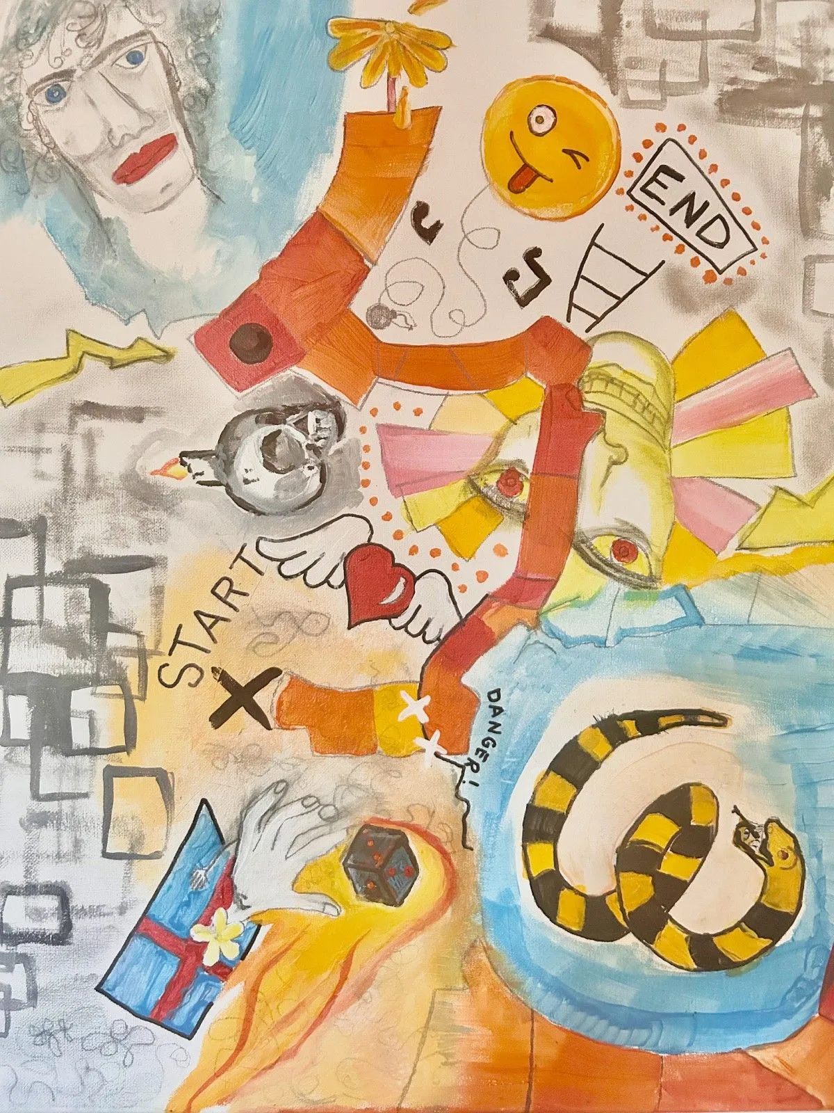 Escaping Candyland, artwork by Miguel Alvarez