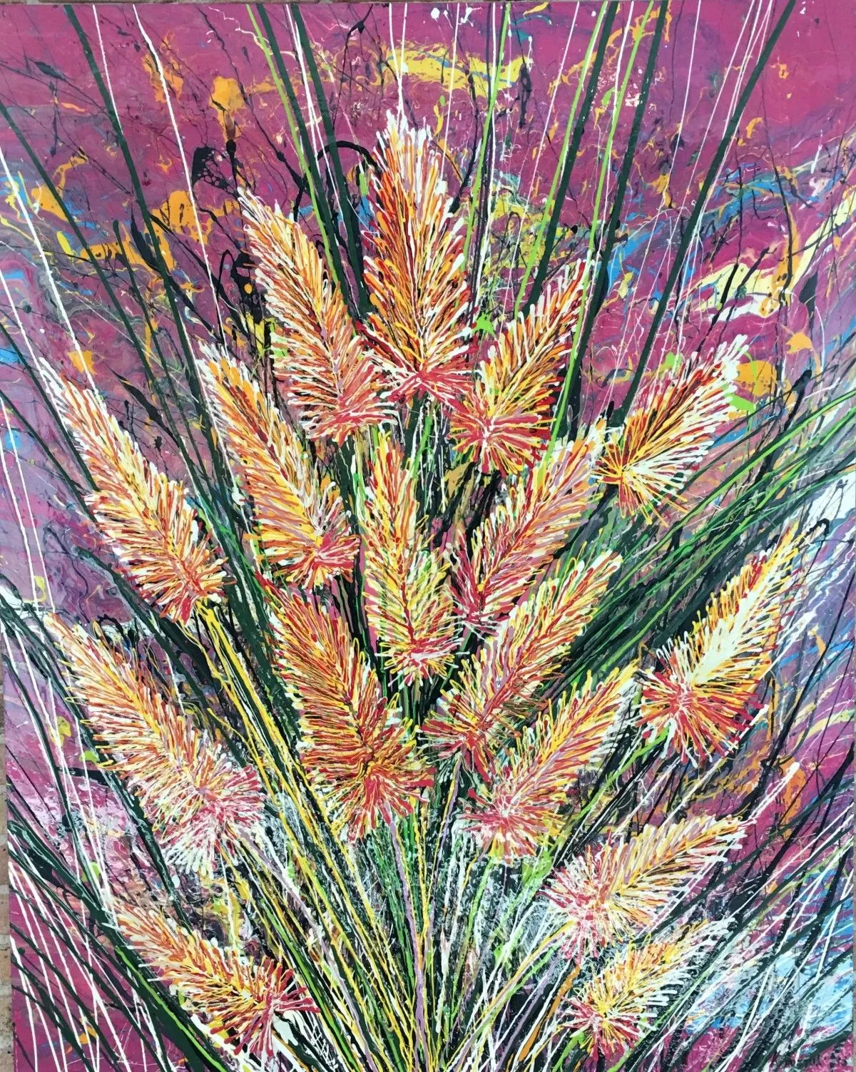 Flowers Of Desert, artwork by Khrystyna Kozyuk