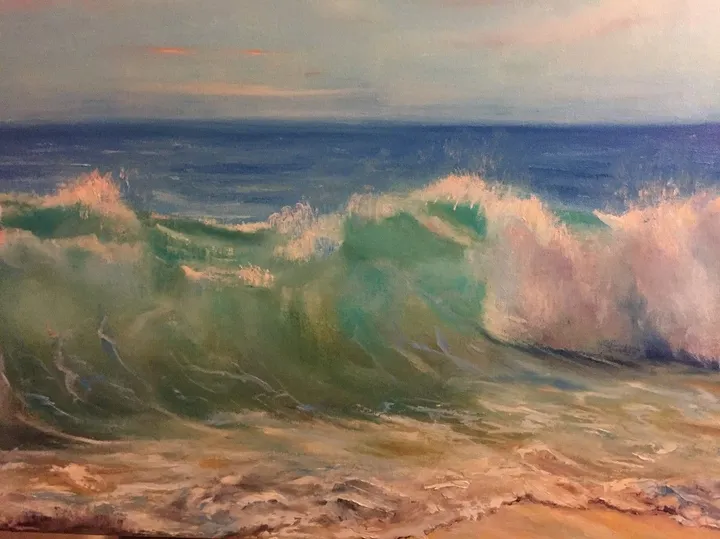 La mer, artwork by Alucha Kaledina