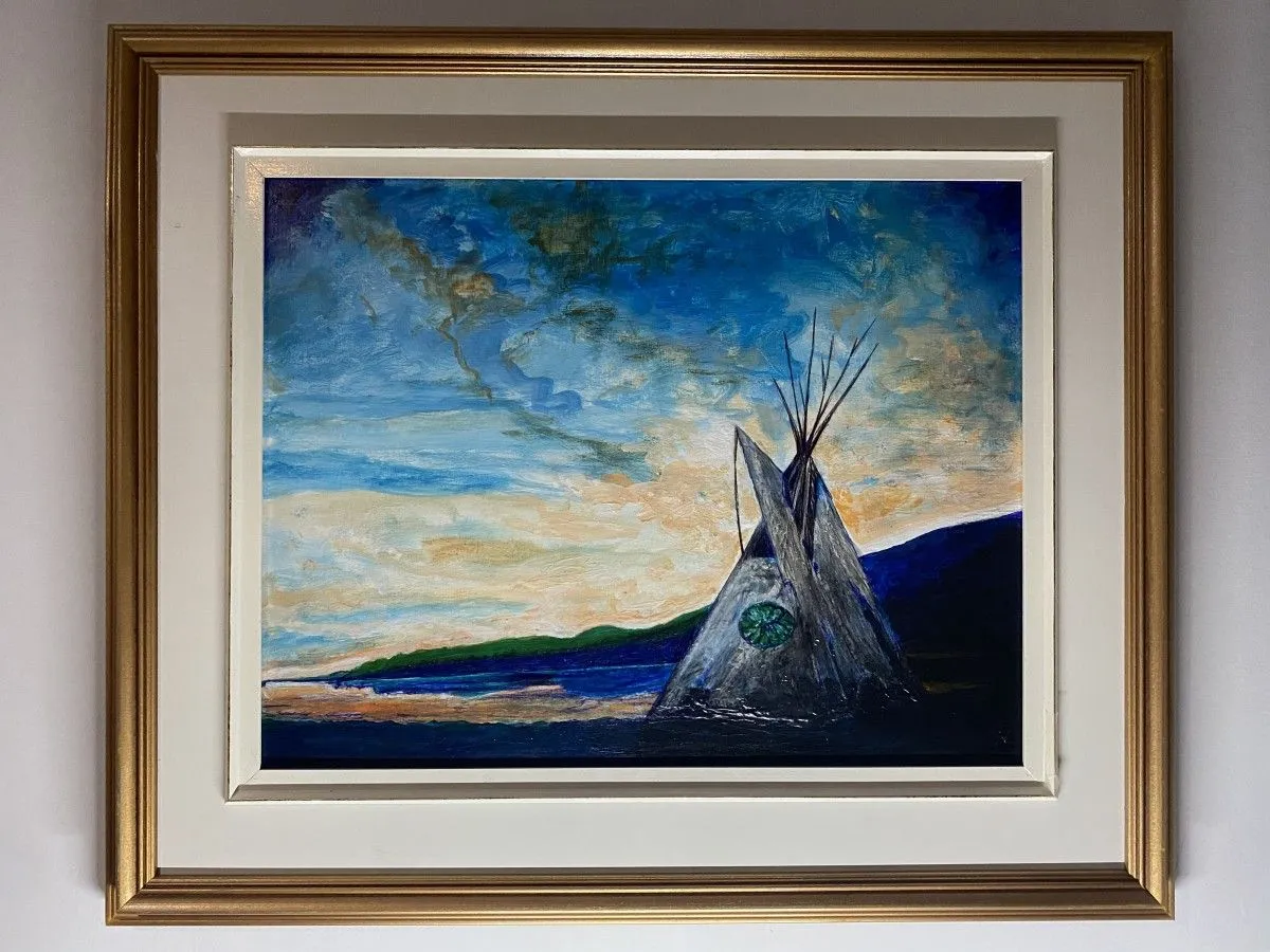 Tipi, œuvre de Denis Roucau