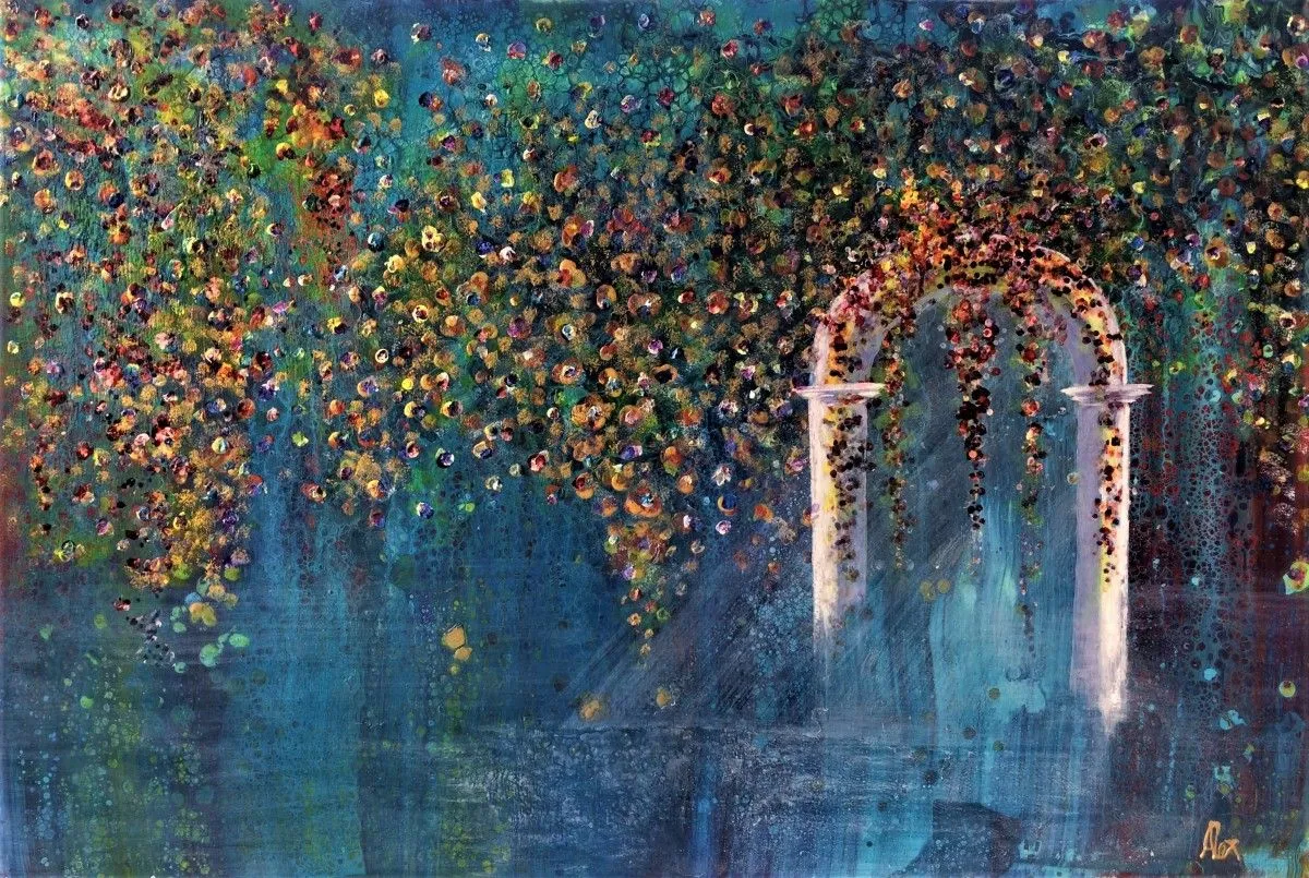 the secret garden, artwork by alexandra simanndani