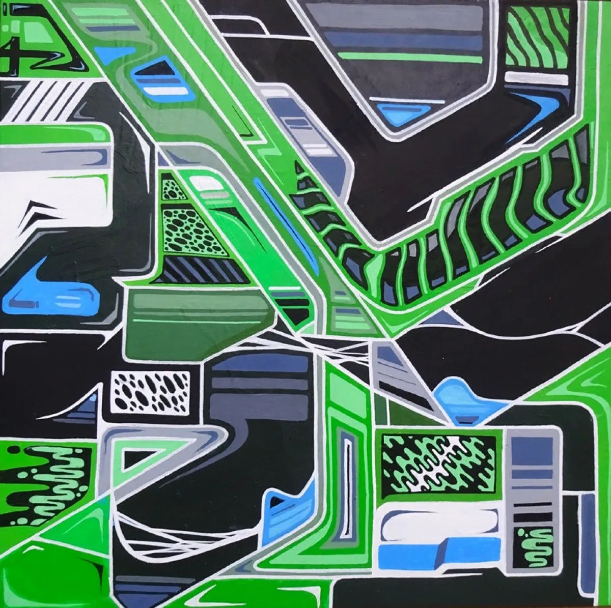 The future is green, artwork by romain colot