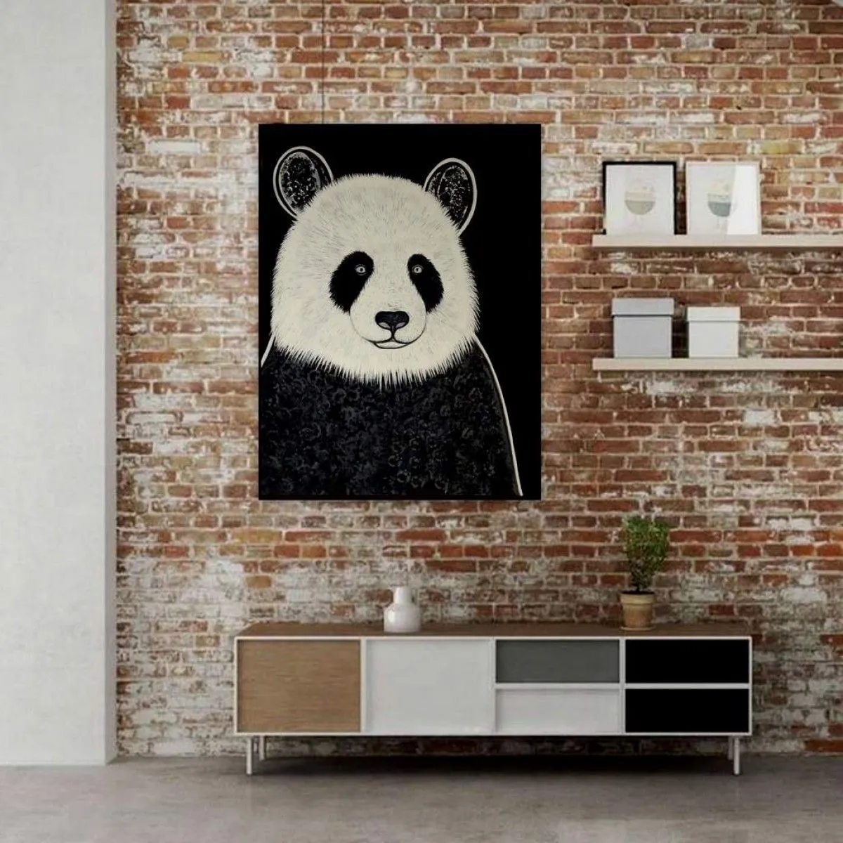 PANDA, artwork by Galerie d'Art Lego