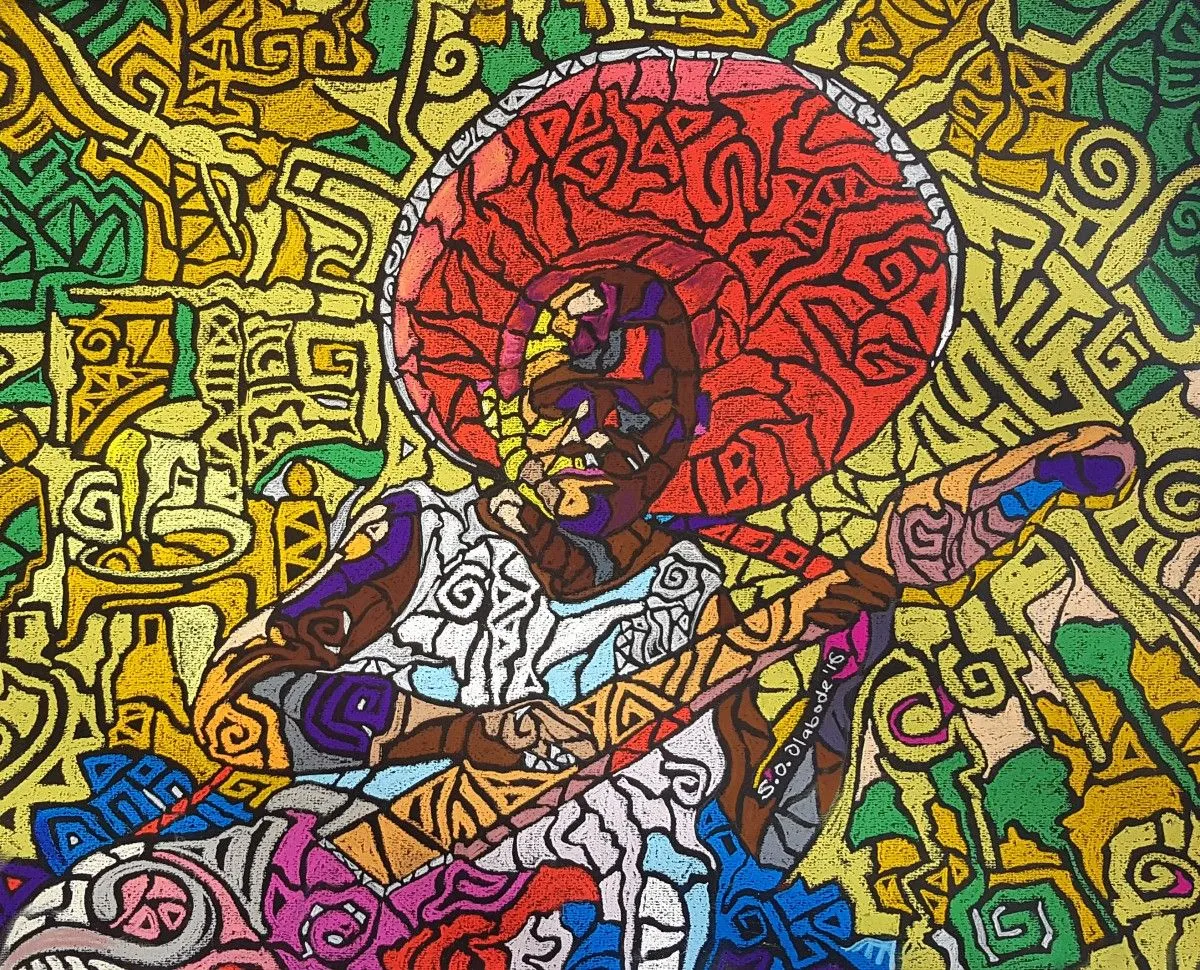 Bowof'oluwa the peace maker, artwork by Olabode Olaoluwa
