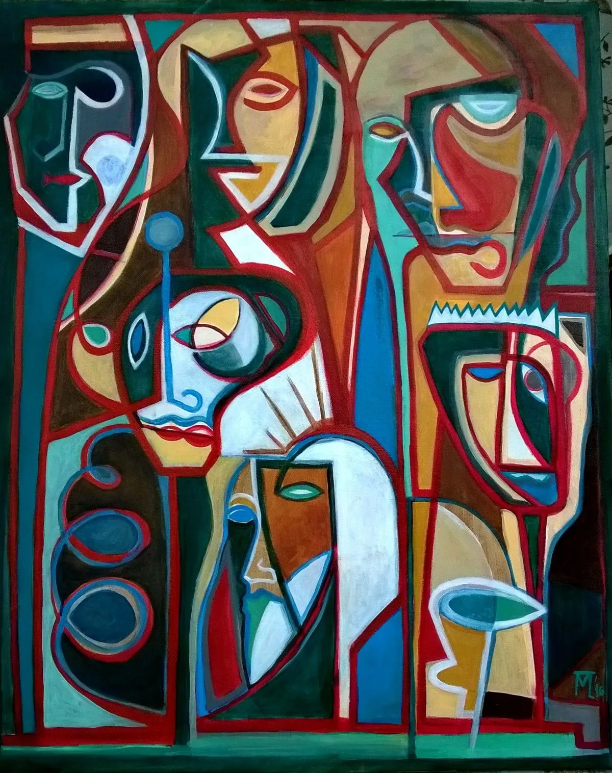 Family portrait, œuvre de Marko Petrovic
