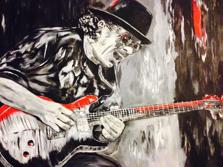 Santana, artwork by Colette Acra