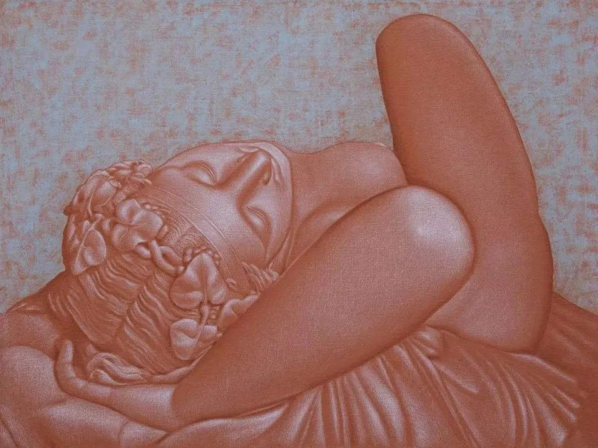 Sleeping, artwork by Denis Alexandrov