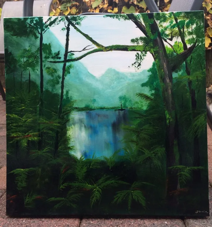 Nz bush, œuvre de Jade Adams